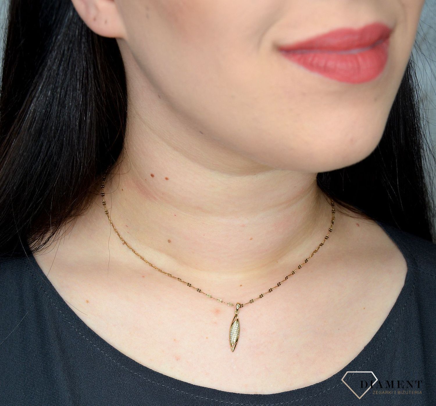 Złoty łańcuszek 585 o szerokości 2 mm DIA-LAN-3137-585 2mm (1).jpg